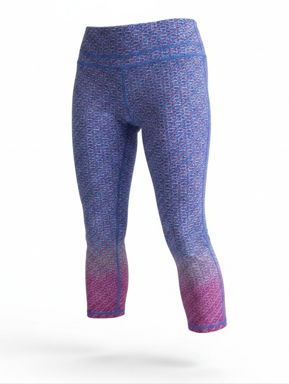 Blue and Purple Capri Leggings